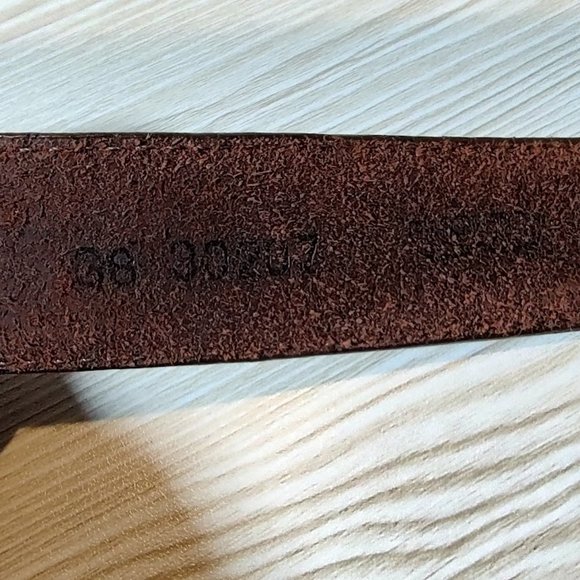 Brighton VINTAGE 1995 brown leather belt - size 38 main image 5